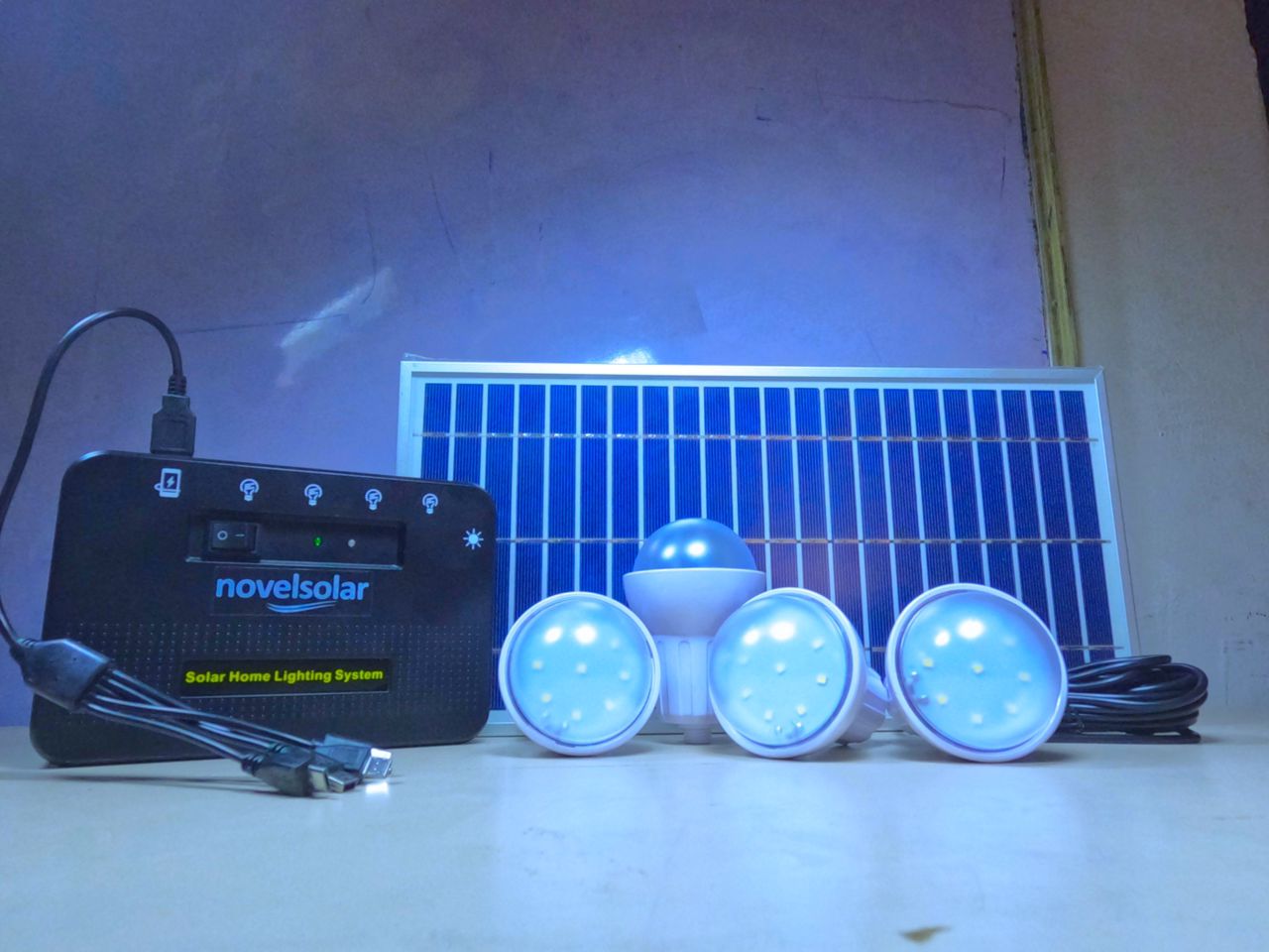 Solar Home Lighting System Novel Solar
